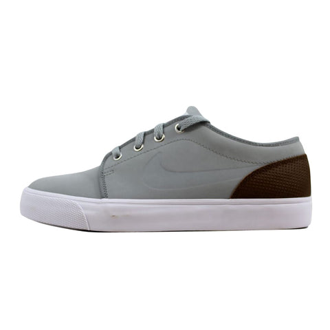 Nike Toki Low Leather Premium Base Grey/Base Grey-Military Brown 599452-020 Men's