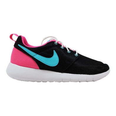 Nike Roshe One Black/Gamma Blue-Pink Blast  599729-013 Grade-School