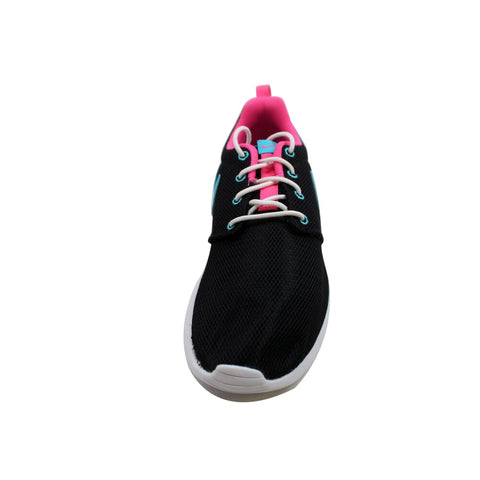 Nike Roshe One Black/Gamma Blue-Pink Blast  599729-013 Grade-School