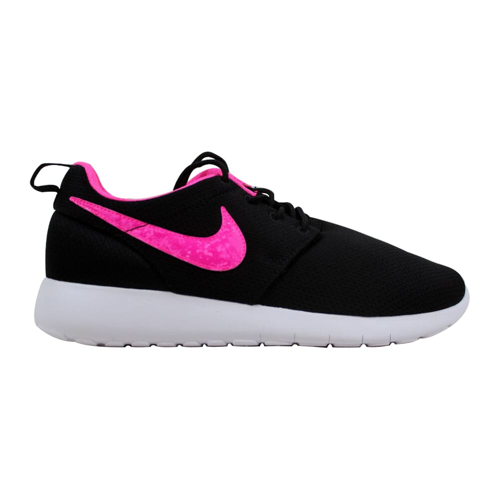 Nike Roshe One Black/Pink Blast-White  599729-014 Grade-School