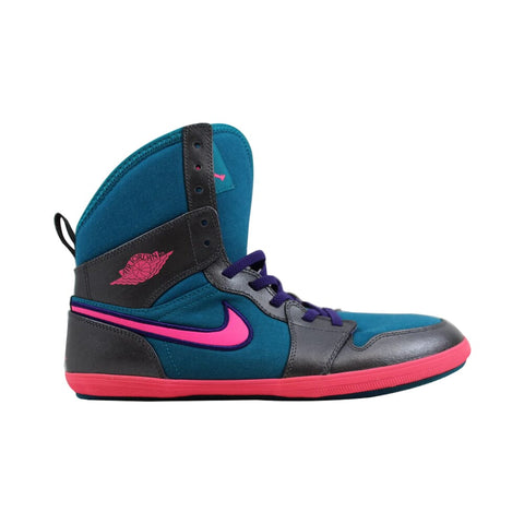 Nike Air Jordan 1 Skinny High Tropical Teal/Digital Pink-Metallic Dark Grey  602656-309 Grade-School