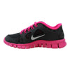 Nike Free 5.0 Shield Dark Charcoal/Metallic Silver-Pink Foil  616698-001 Grade-School