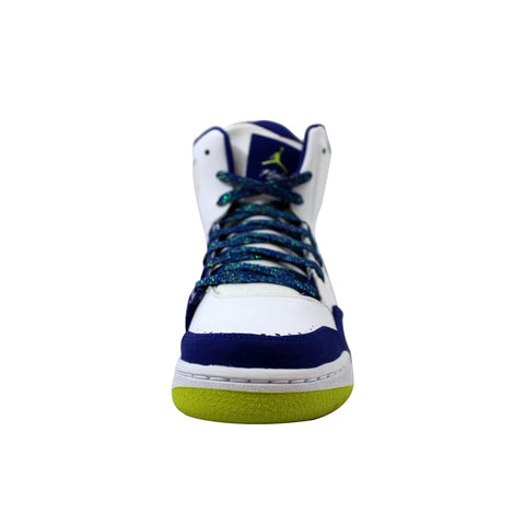 Nike Air Jordan SC-3 GG White/Fierce Green-Deep Royal Blue 630611-108 Grade-School