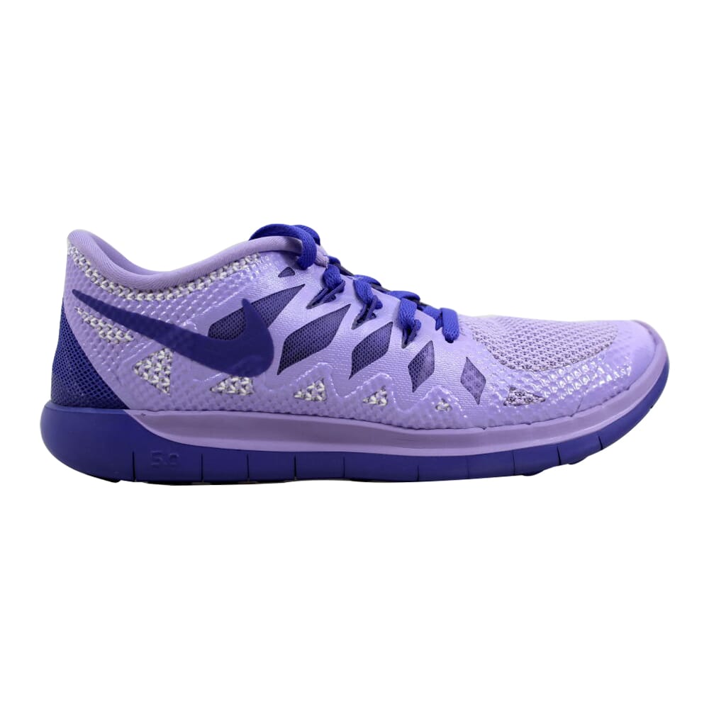Nike Free 5.0 Hydrangeas/Light Magenta-White-Purple Haze 644446-501 Grade-School