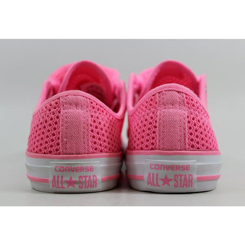 Converse Chuck Taylor All Star Double Tongue OX Pink Glow/Pink Glow-White 656058F Grade-School