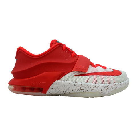 Nike KD VII Bright Crimson/Ivory-Emerald Green  669942-613 Grade-School