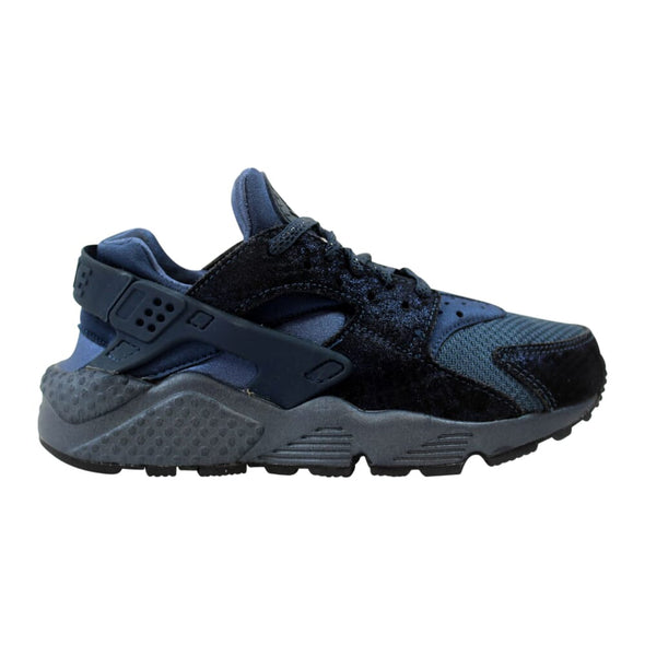Nike Air Huarache Run Premium Metallic Armory Navy/Squadron Blue-Black  683818-900 Women's