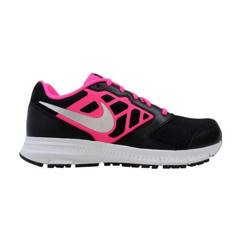 Nike Downshifter 6 Black/Metallic Silver-Hyper Pink-White  685167-001 Grade-School