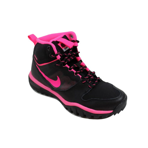 Nike Dual Fusion Hills Mid Black/Hyper Pink 685621-002 Grade-School