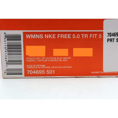 Nike Free 5.0 TR FIT 5 PRT Fuchsia Flash/Hot Lava-Fuchsia Glow-White 704695-501 Women's