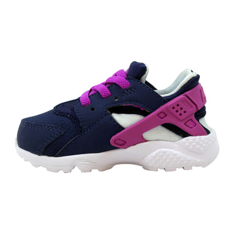 Nike Huarache Run Midnight Navy/Hyper Violet  704952-404 Toddler