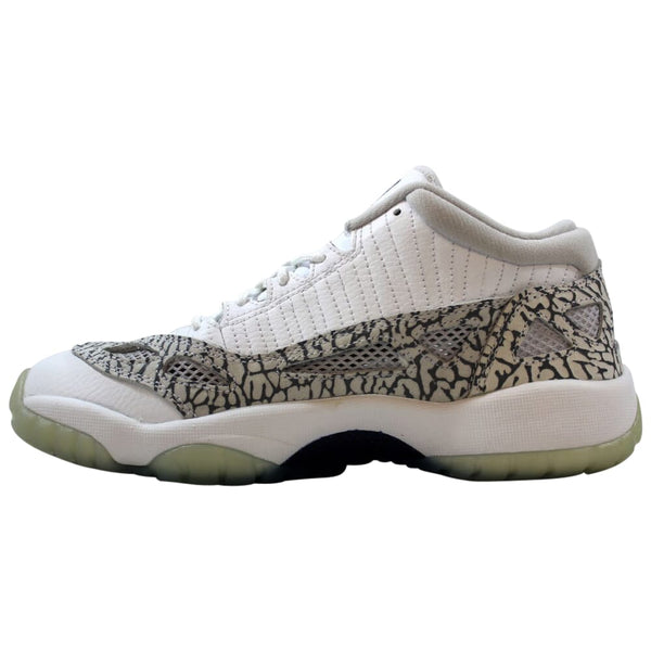 Nike Air Jordan 11 Retro Low White/Cobalt-Zen Grey-Cement Grey  768873-102 Grade-School