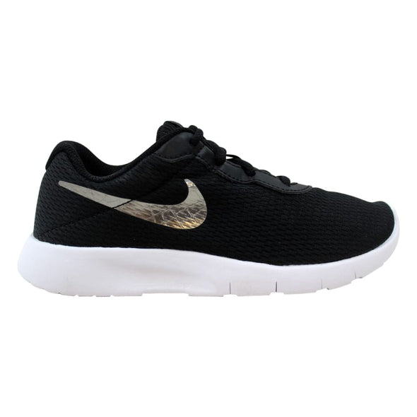 Nike Tanjun Black/Metallic Pewter-White  818382-014 Pre-School