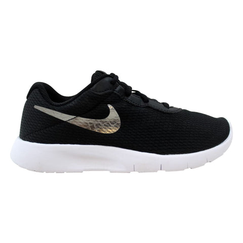 Nike Tanjun Black/Metallic Pewter-White  818382-014 Pre-School