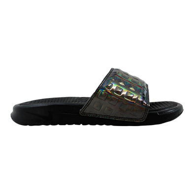 Nike Benassi JDI Ultra Premium Black/Black-Silver 818737-003 Women's