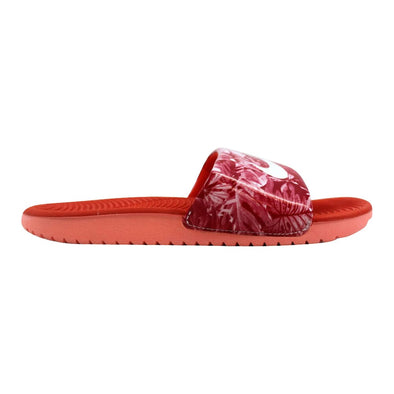 Nike Kawa Slide Print Lava Glow/White-Max Orange 819359-600 Grade-School