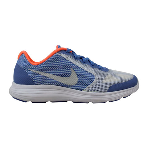 Nike Revolution 3 Pink/Blue/Metallic Silver 819416-400 Grade-School