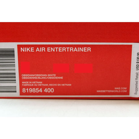 Nike Air Entertrainer Obsidian/Obsidian-White 819854-400 Men's