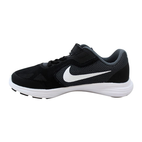 Nike Revolution 3 Wide Dark Grey/White-Black  820568-001 Pre-School