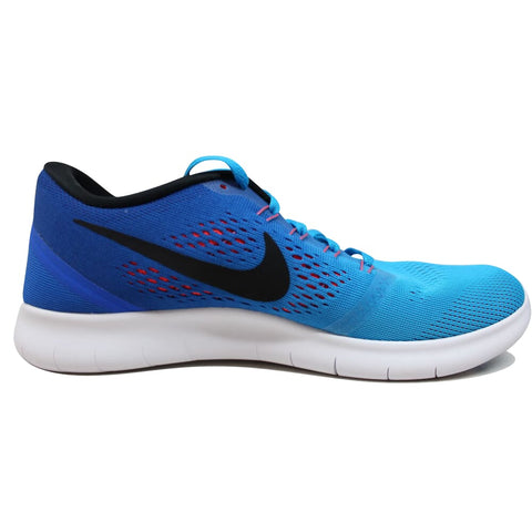 Nike Free RN Blue Glow/Black-Racer Blue-Bright Crimson 831508-404 Men's