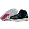 Nike Air Jordan II 2 Retro BG Black/Photo Blue-White-Pink  834276-015 Grade-School