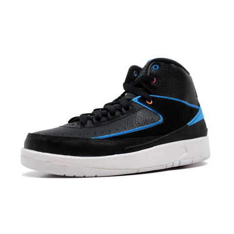 Nike Air Jordan II 2 Retro BG Black/Photo Blue-White-Pink  834276-015 Grade-School