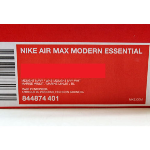 Nike Air Max Modern Essential Midnight Navy/White 844874-401 Men's