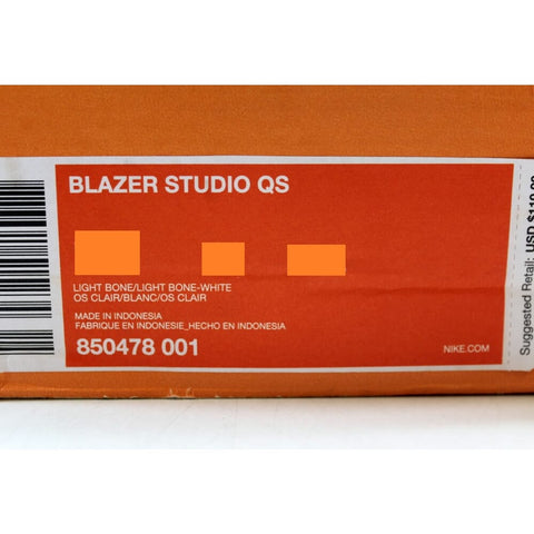 Nike Blazer Studio QS Light Bone/Light Bone-White 850478-001 Men's