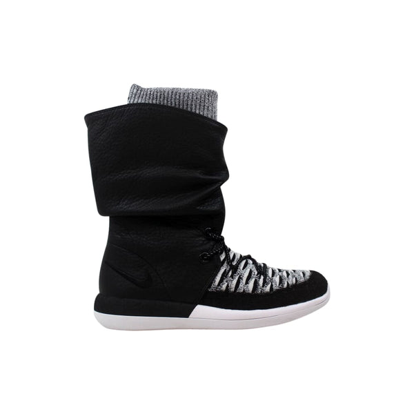 Nike Roshe Two Hi Flyknit W Black/Black-White  861708-002 Women's