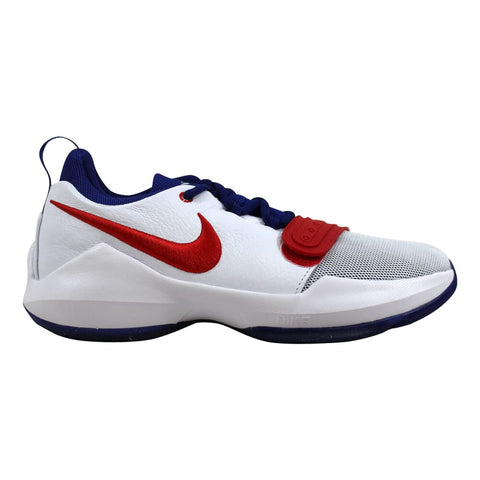 Nike PG 1 White/University Red Paul George 880304-164 Grade-School
