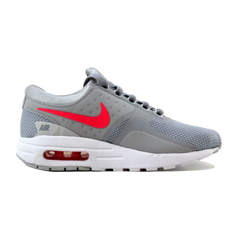 Nike Air Max Zero Essential Wolf Grey/Racer Pink-White 881229-003 Grade-School
