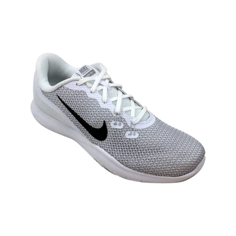 Nike Flex Trainer 7 White/Metallic Silver  898479-100 Women's