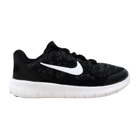 Nike Free RN 2017 Black/White-Dark Grey  904256-002 Pre-School