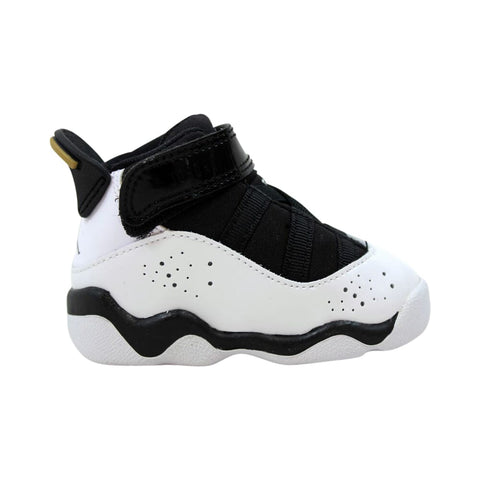 Nike Air Jordan 6 Rings White/Black-Metallic Gold  942780-100 Toddler
