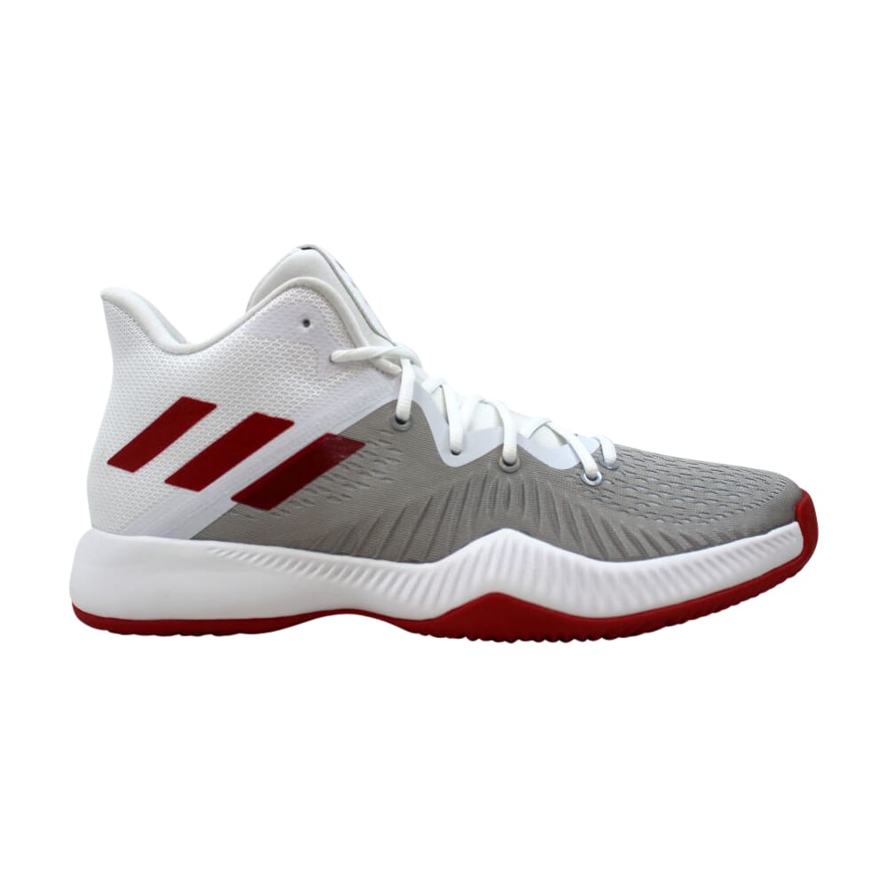 Adidas SM Mad Bounce NBA/NCAA WH Footwear White/Scarlet-Grey Two  AC7238 Men's
