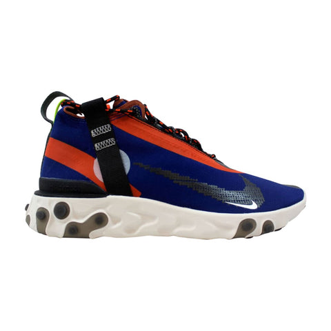 Nike React Element Runner Mid WR ISPA Blue Void/Black-Team Orange  AT3143-400 Men's