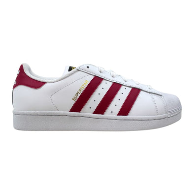 Adidas Superstar Foundation J Footwear White/Bow Pink  B23644 Grade-School