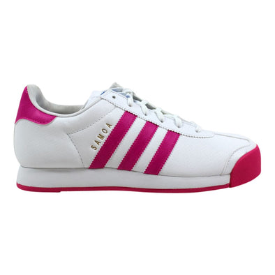 Adidas Samoa Perforated White/Pink B27471 Grade-School