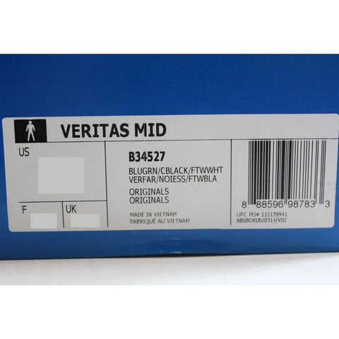 Adidas Veritas Mid Blue Green/Black-White B34527 Men's