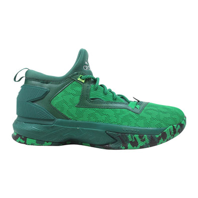 Adidas D Lillard 2 Green/Core Green-Footwear White  B42379 Men's