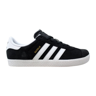 Adidas Gazelle 2 J Dark Solid Grey/Footwear White-Footwear White  BA9316 Grade-School