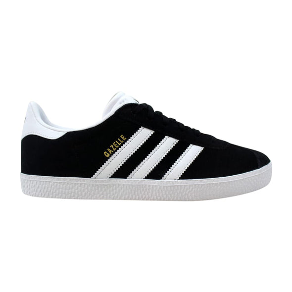 Adidas Gazelle J Core Black/Footwear White-Gold Metallic  BB2502 Grade-School