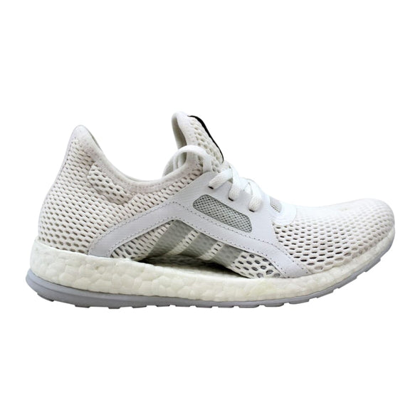 Adidas Pureboost X White/Silver Metallic-Clear Grey  BB4969 Women's