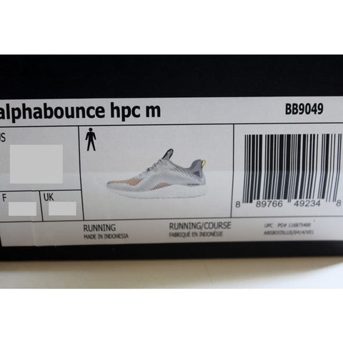 Adidas Alphabounce HPC M Grey/Black-Utility Black BB9049 Men's