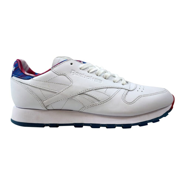 Reebok Classic Leather MSP White/Horizon Blue-Pink  BD4888 Men's