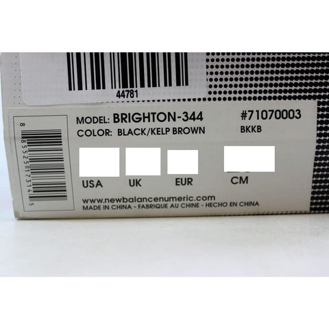 New Balance Brighton-344 Black/Kelp Brown Brighton-344 Men's
