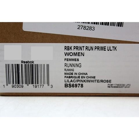 Reebok Print Run Prime Ultraknit Lilac/Pink-White-Rose BS6978 Women's