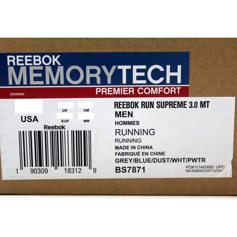 Reebok Run Supreme 3.0 MT Grey/Blue-Dust-White-Pewter BS7871 Men's