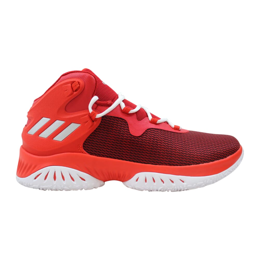 Adidas Explosive Bounce Scarlet/Silver Metallic-Core Red  BY3777 Men's