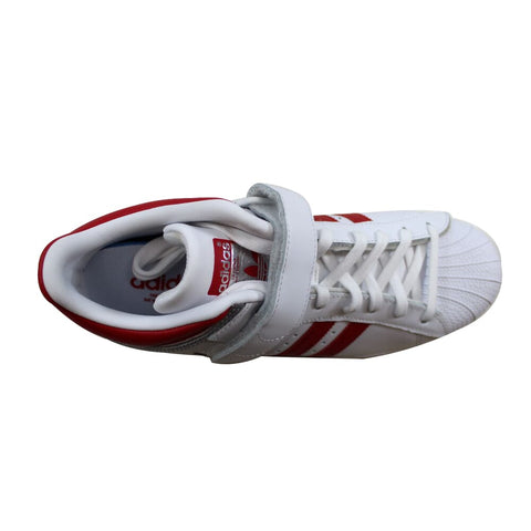 Adidas Pro Shell White/Scarlet Red-Silver BY4384 Men's